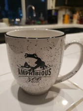 M Ware White Speckled Coffee Mug AMPHIBIOUS 300 MUSIC