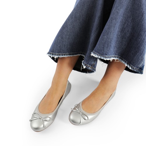 Women Slip On Ballet Flats Lightweight Round Toe Walking Flat Shoes - Picture 26 of 30