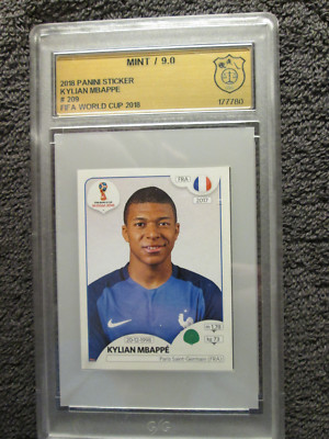 Panini WM 2018 - Nr.209 - Kylian Mbappe GSG 9,0