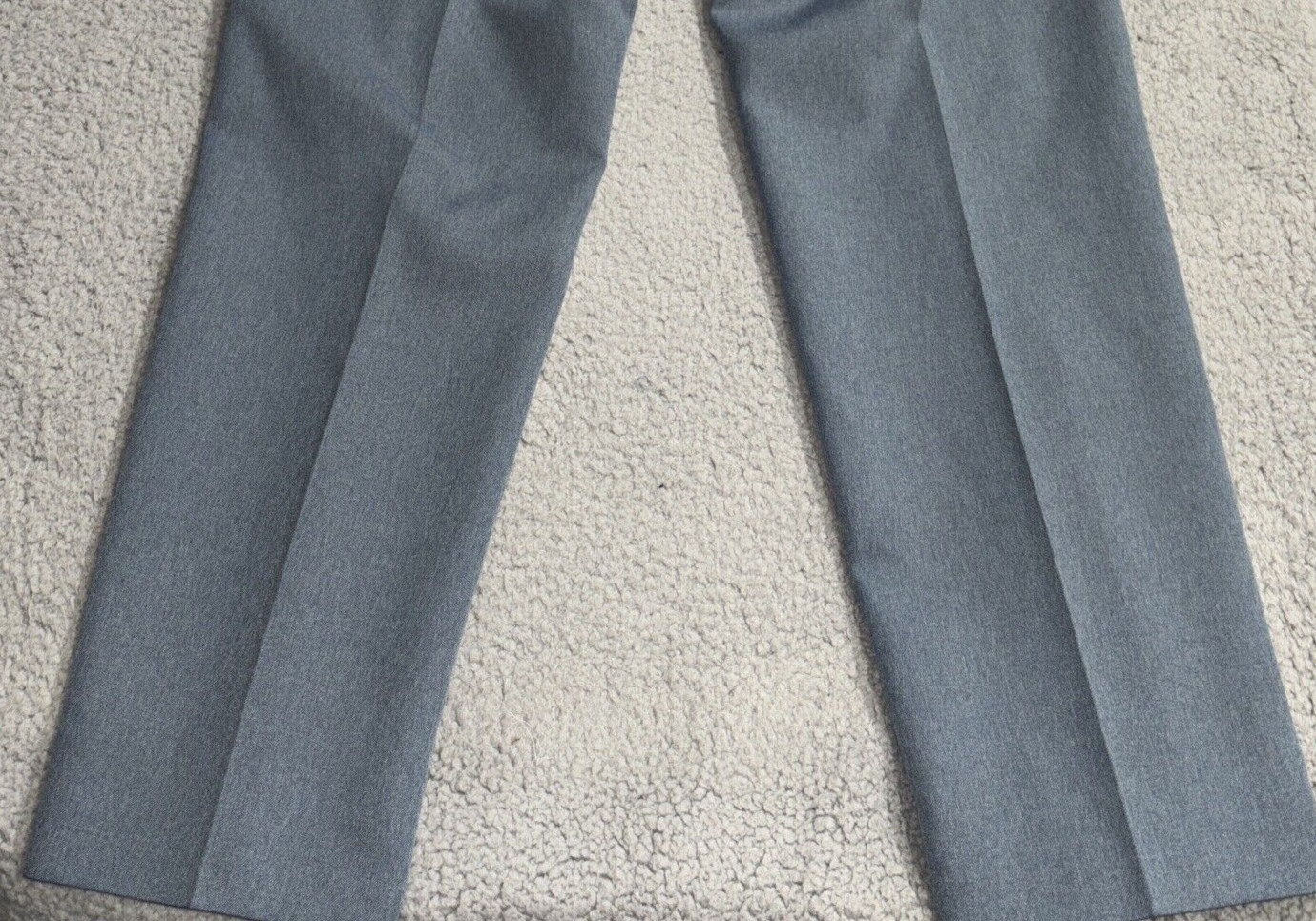 Levi's Action Slacks Mens Pants 35x30 Blue 70-90s No Iron VTG image 10