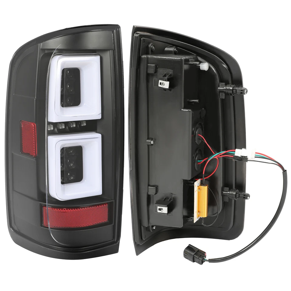 For GMC Canyon 2015-2019 Full LED Tail Lights Assembly Tail Brake Lamps Clear - Image 3 of 4