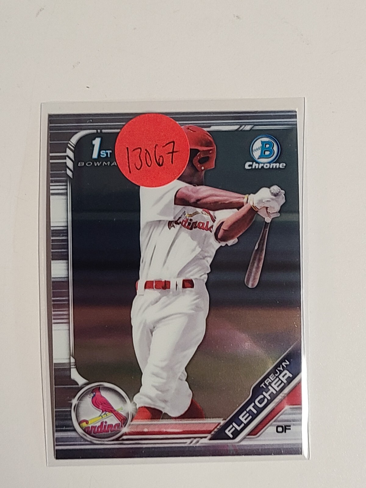 2019 Bowman Chrome Draft Trejyn Fletcher Prospects BDC174 Cardinals