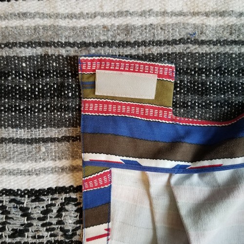 Vtg USA Susan Bristol Sz XS Long Maxi Straight Wraparound Skirt Southwest Aztec - Picture 11 of 12