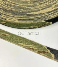 Vietnam Tiger Stripe Camo 1 Inch Wide VELCRO® Brand Loop Sew on