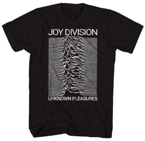 PLEASURES joy division ian curtis Tシャツ② Joy Division Official Unknown Pleasures Ian Curtis Men's