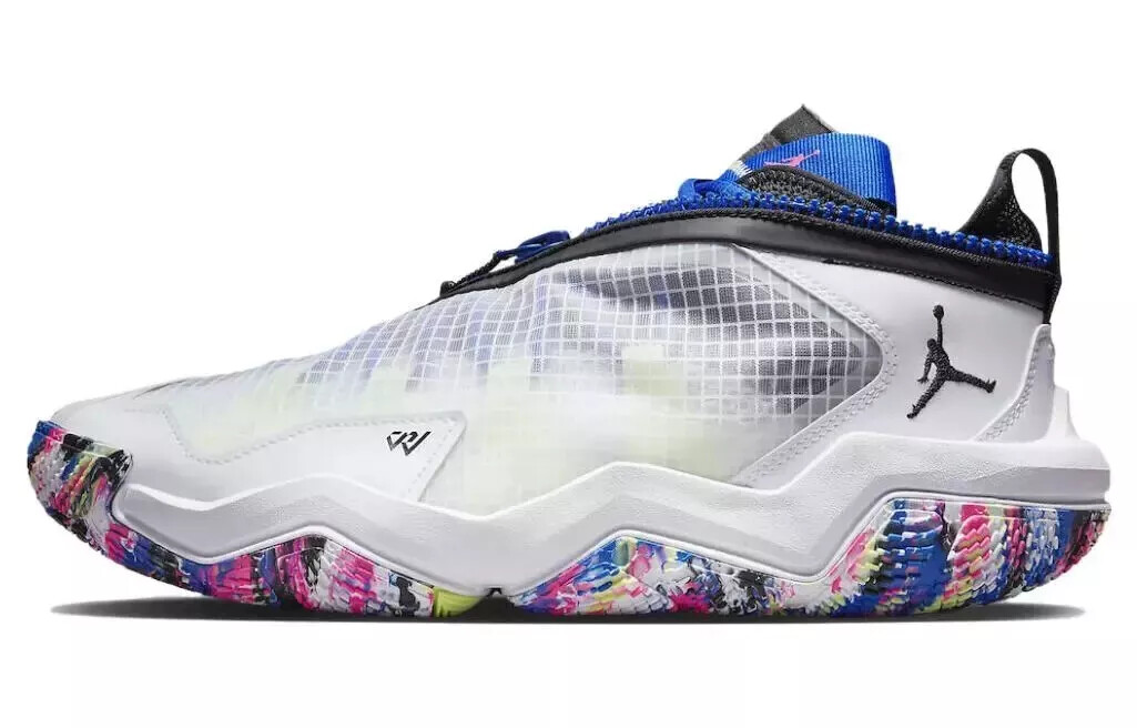 Nike Air Jordan Why Not . 6 Черный Светло-голубой баскетбольный мяч DO7189-101 Мужской размер