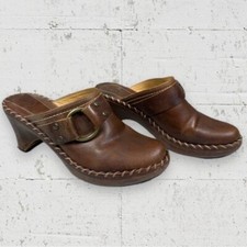 Frye Charlotte Braided Leather Heeled Mules