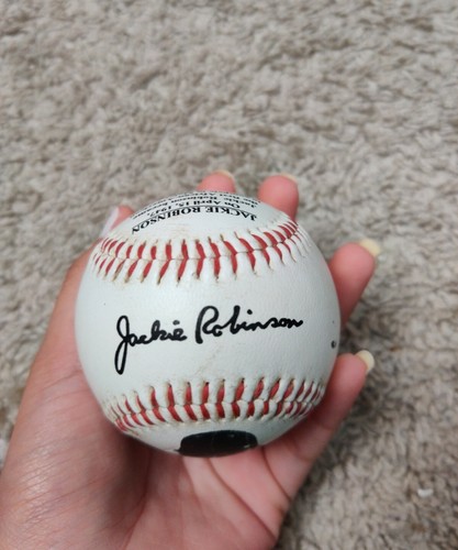 VINTAGE VTG SUPER RARE Jackie Robinson Baseball Ball 1947