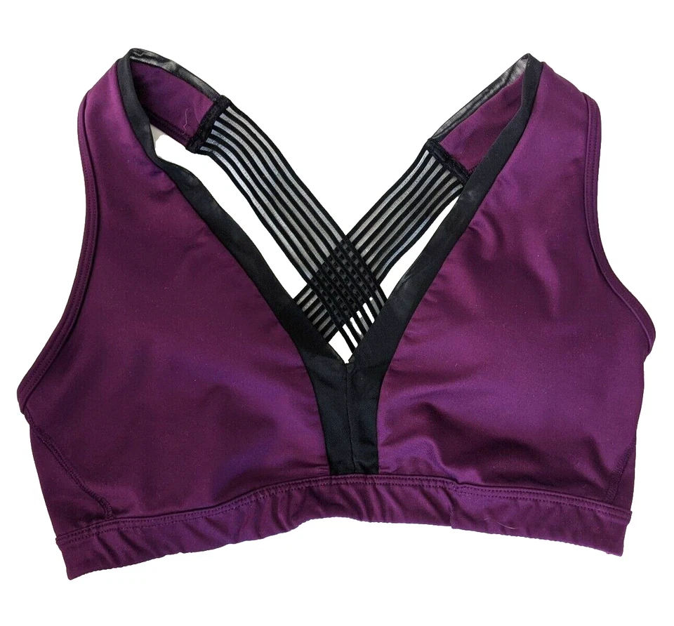 Lote de 3 sutiãs esportivos femininos Victoria's Secret esporte médio removíveis com alças M - Imagem 3 de 4