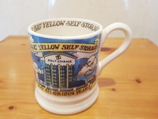 Emma Bridgewater Mug Big Yellow Self Storage 20 Years New Very Rare Half Pint