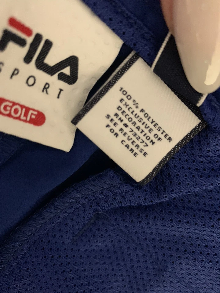 Fila Sport Golf Size 34 Pants Inseam 30” Polyester Pockets Zipper Button - Image 4 of 4