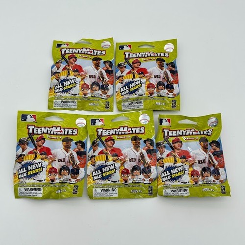 ⚾ 2019 MLB BASEBALL TEENYMATES 5 PACK LOT OF FACTORY SEALED BLIND PACKS ⚾