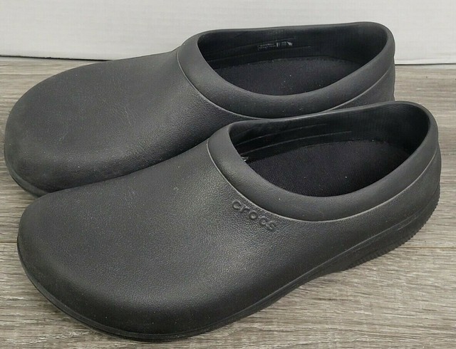 crocs on the clock clog