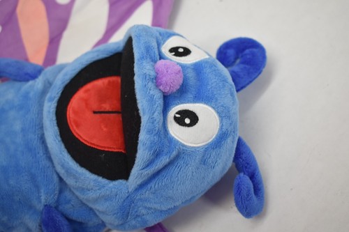 Kids Hand Puppet Animal Plush Hand Puppets Soft Blue Butterfly Hand Puppet - Picture 5 of 7