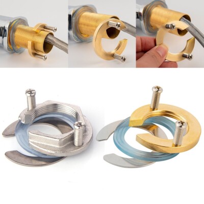 Tap Faucet Fixing Fitting Kit M8 Bolt Washer Wrench Plate Kitchen Basin Tool New