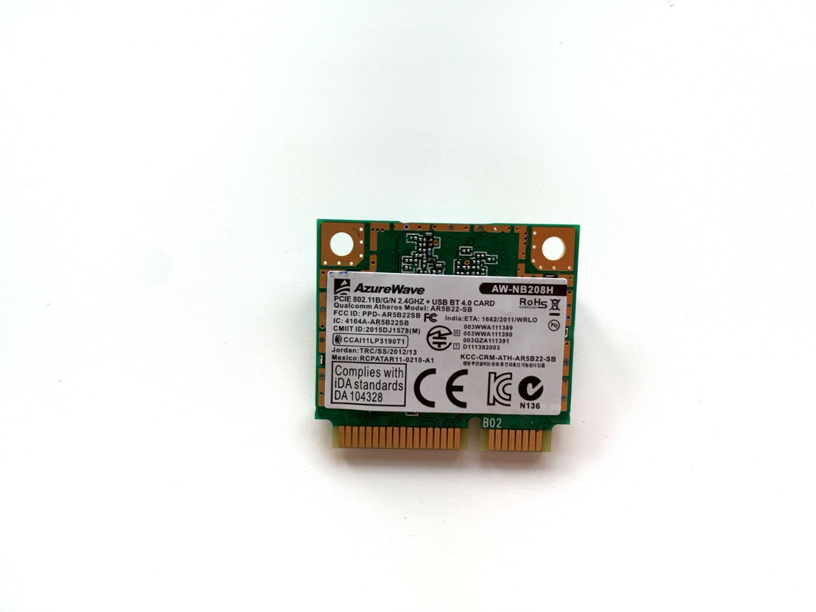 ASUS E403S WLAN WiFi Network Wireless Card AWNB208H eBay