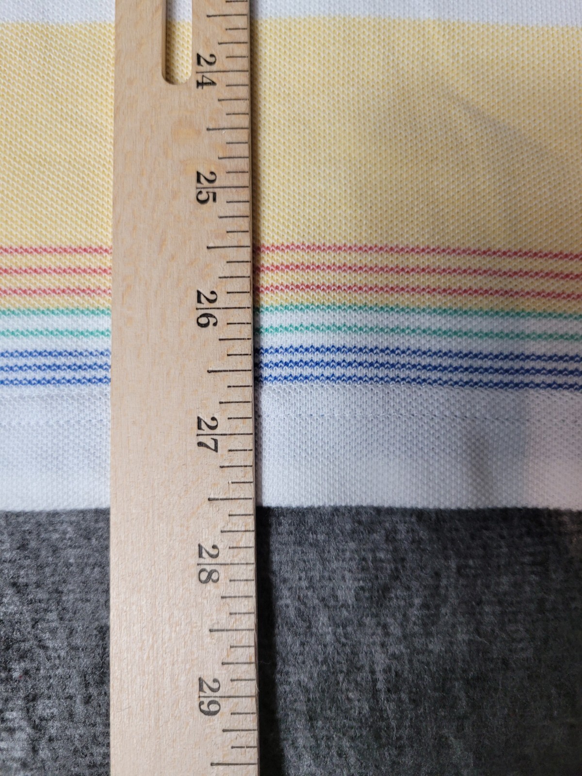 Brooks Brothers 1818 Performance Polo  Shirt Slim Fit Mens Size L Yellow Stripe thumbnail 8