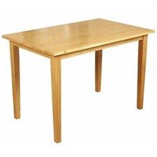 Hanover 140x80x75cm  6 Seater Light Oak Dinning Table CLEARANCE SALE!