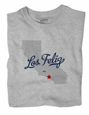 Los Feliz California CA Calif T-Shirt Los Angeles MAP