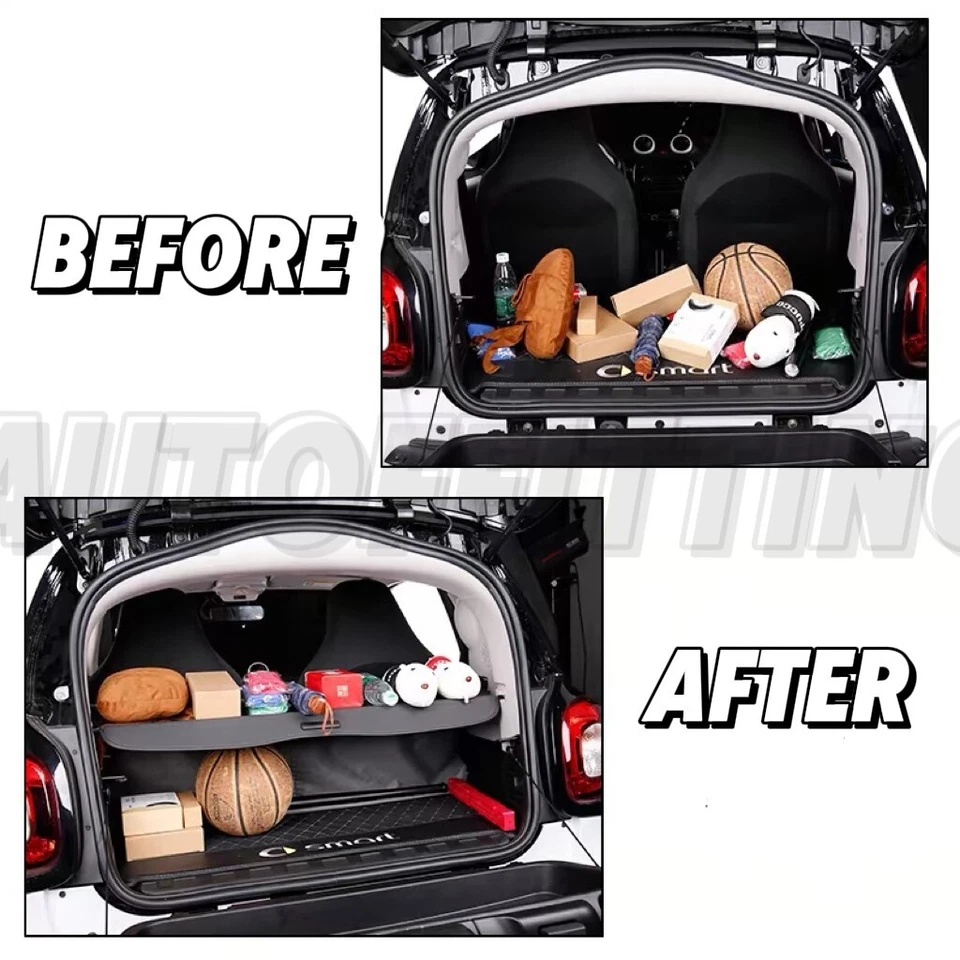 Fits For  INFINITI QX50 2014-2017 Rear Trunk Shade Retractable Cargo Cover - Изображение 2 из 4