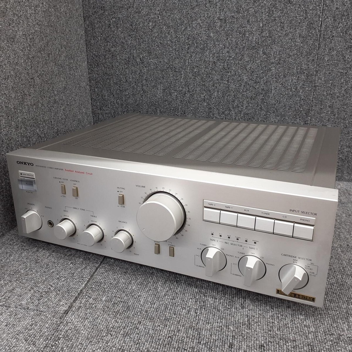 ONKYO Integra A-817RX Integrated Stereo Amplifier Silver ONKYO Integra A-817RX Integrated Stereo Amplifier Silver