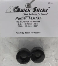 QuickSlicks FL07XF Silicone Tires for FLY Lotus 78 & Williams F1 1/32 Slot Part