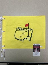 MIKE WEIR SIGNED AUTOGRAPH MASTERS PIN FLAG JSA COA UNDATED 2003 WINNER GOLF PGA MIKE WEIR SIGNED AUTOGRAPH MASTERS PIN FLAG JSA COA UNDATED 2003 WINNER GOLF PGA