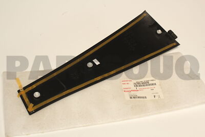 7576508020 Genuine Toyota MOULDING, REAR DOOR WINDOW FRAME, REAR