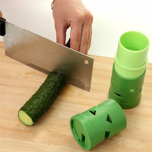 2 pcs fruit and vegetable slicers spiral processing device kitchen tools Gadgets - Picture 7 of 8