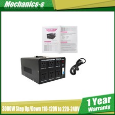 Step Up/Down 110-120V to 220-240V Converter 3000W Voltage Transformer US
