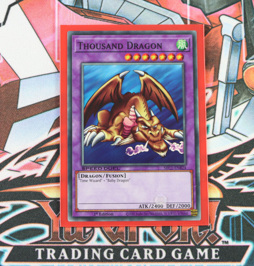 YuGiOh Thousand Dragon SBC1-ENB24 1st Edition Common