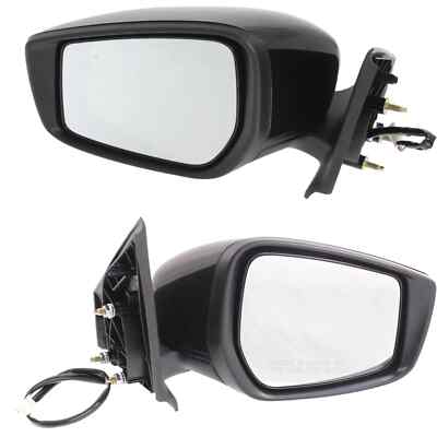 Set Of 2 Driver And Passenger Side Mirror Power Manual Folding Fits Nissan Versa