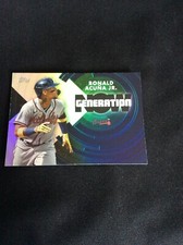 2022 Topps Ronald Acuna Jr. Generation Now Baseball Card GN-33