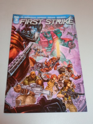 FIRST STRIKE #3 IDW COMICS COVER A SEPTEMBER 2017