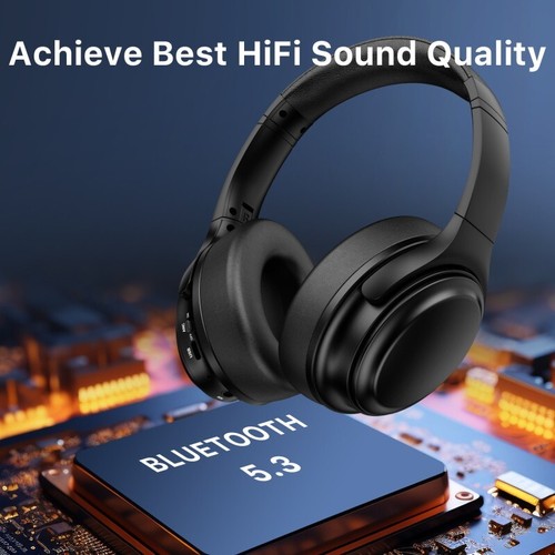 Blis Wireless Bluetooth Over-Ear Headphone Noise Isolation 25 Hours ANC Playtime - Picture 7 of 10
