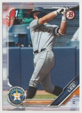2019 Bowman Draft Baseball #BD140 Korey Lee 1st - Houston Astros