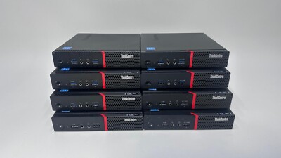Lot of 8 Lenovo ThinkCentre M600 Micro Pentium J3710@1.60GHz 8GB No HDD/OS/PA