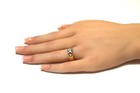 14k yellow gold .71ct I1 H mens diamond solitaire ring 5.8g gents estate 7.5 — photo 9