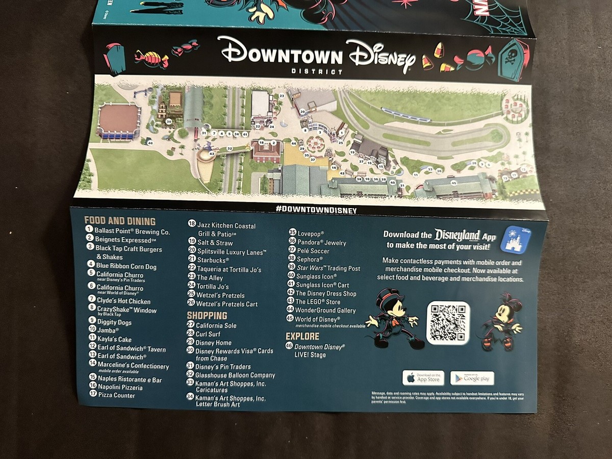 Disneyland Downtown Disney Map Disneyland Resort Reveals Theme Park 
