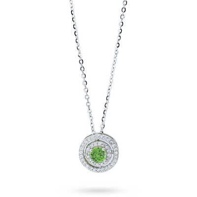 Elli - Ladies - Collana in argento sterling 925 dorato con pendente rotondo con pietra lunare-Oro