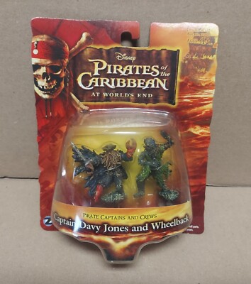 Pirates Of The Caribbean Davy Jones & Wheelback 2 Pack Figure New Zizzle 2007