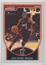2007 Bowman Draft Picks & Stars Chrome Refractor 258/299 Dwyane Wade #3 HOF 1d1