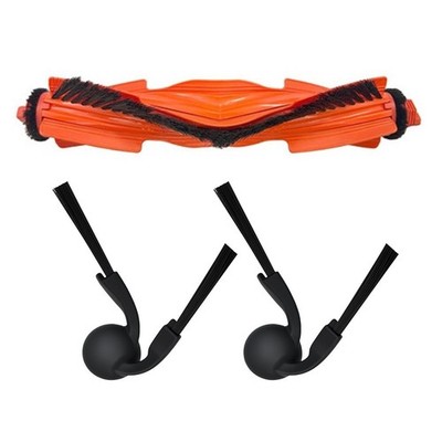 Roller Main Brush and Side Brushes Kit for Xiaomi Robot Vacuum S40 OV81 Cleaner