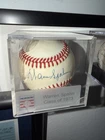 WARREN SPAHN AUTOGRAPHED SIGNED Official NL BASEBALL HOF Braves
