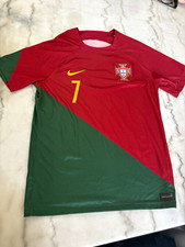 Nike Dri-FIT Portugal Cristiano Ronaldo #7 Soccer Jersey Men’s M Red/Green