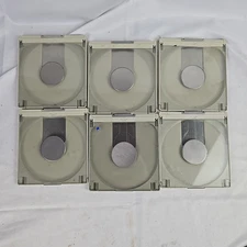  Lot Of 6 Used CD ROM Drive Caddy/Cartridge/Holder/Case for Apple/NEC/Amiga/PC. 