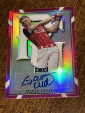 GAVIN GUIDRY 2021 Leaf Perfect Game PINK REFRACTOR Autograph #13/20 LSU TIGERS