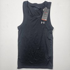 Under Armour HeatGear Men's Fitted Compression Tank Top Size SM Black