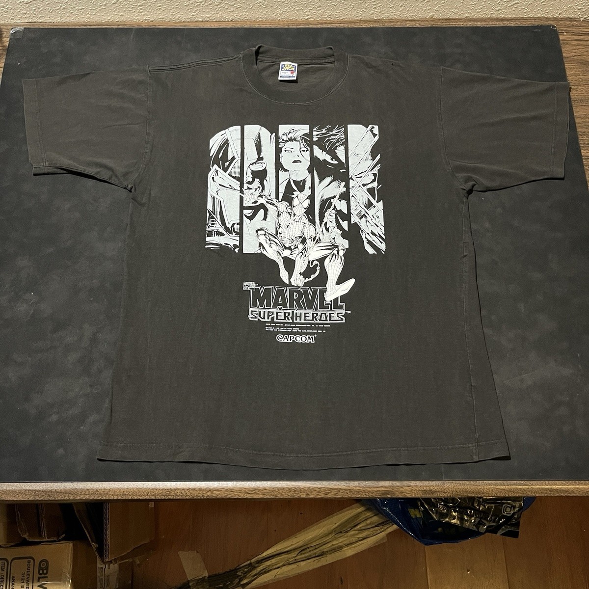 マーヴル・スーパーヒーローズ Tシャツ Lサイズ CAPCOM ビンテージ