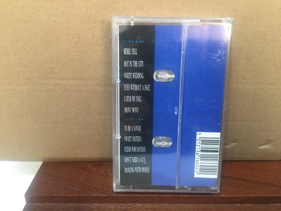 BILLY IDOL SONGS 11 OF THE BEST AUDIO CASSETTE TAPE 1988 - Image 2 of 3